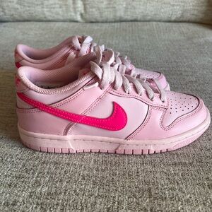 Dunk Low GS Triple Pink
